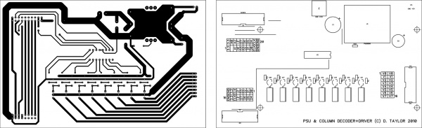 Bottom layer and silkscreen